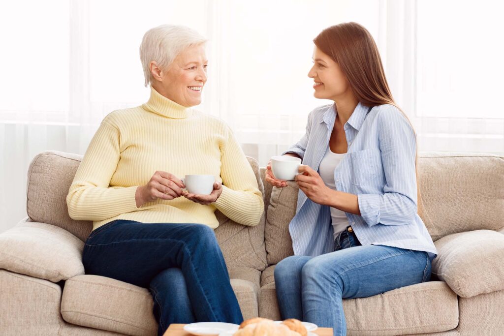 Daily living support including dressing and grooming from in-home care services Illinois caregivers